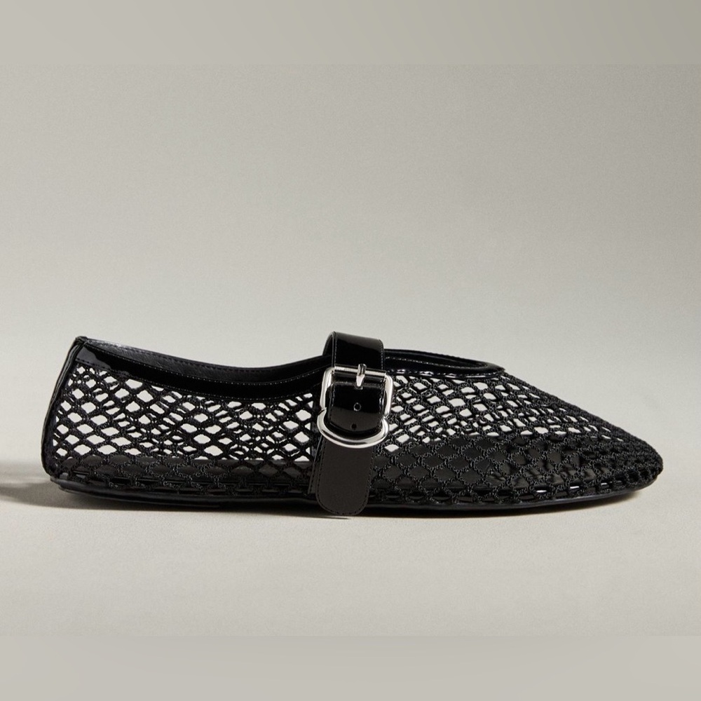 Jeffery Campbell Netted Flats